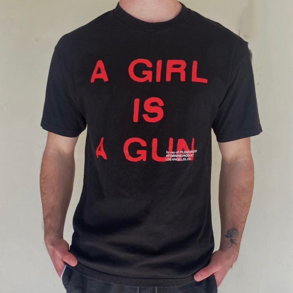 Pleasures, A Girl Is A Gun T-shirt
